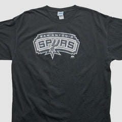 San Antonio Spurs NBA 2000s T-shirt Black Vintage - NBA