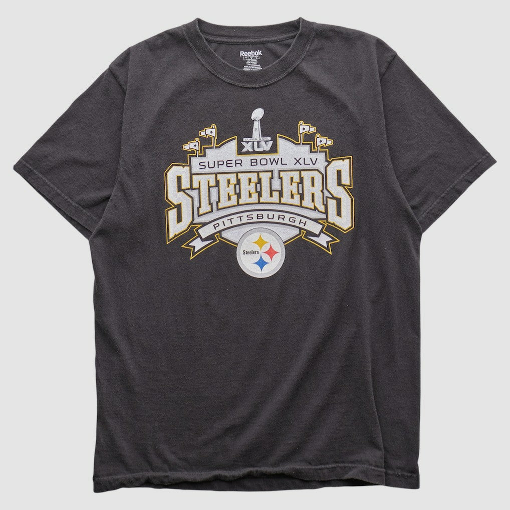 Pittsburgh Steelers Reebok 2011 T-shirt Charcoal Vintage | Fanatics
