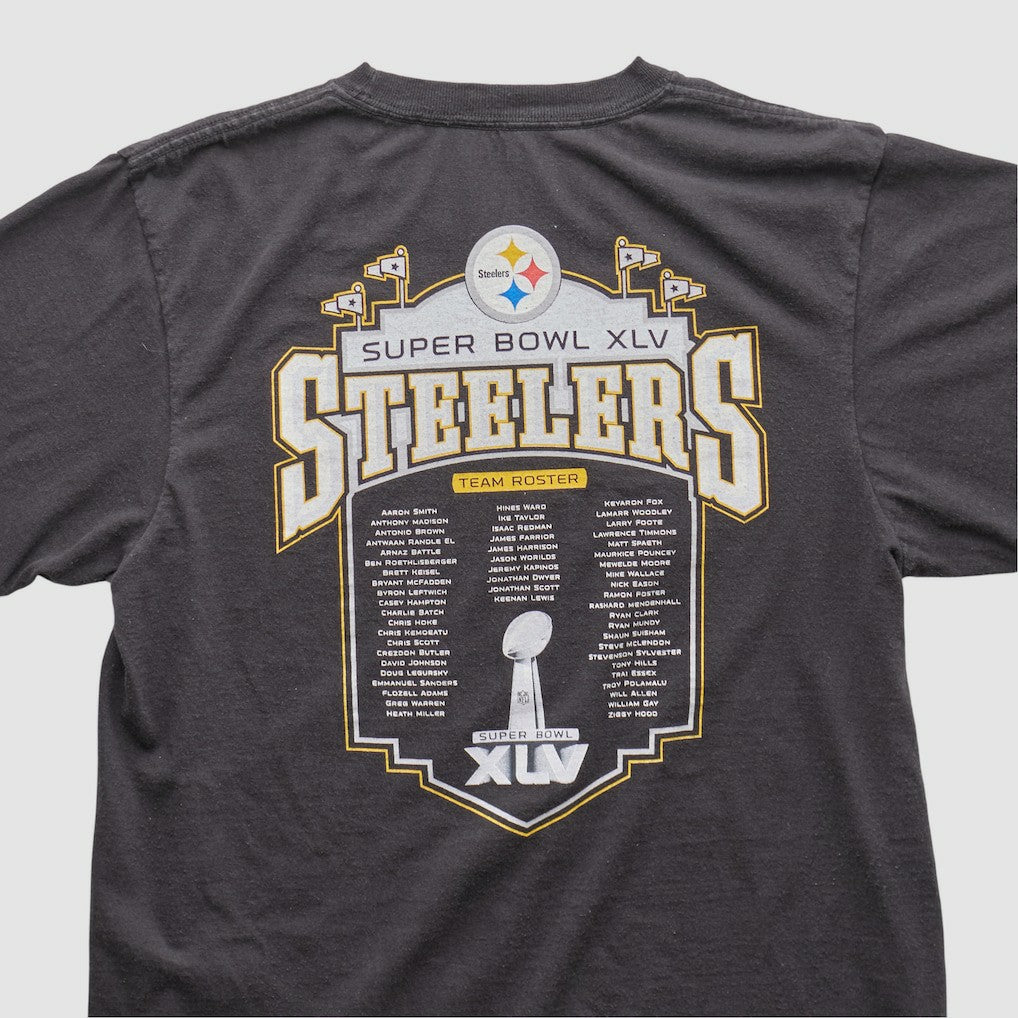 Pittsburgh Steelers Reebok 2011 T-shirt Charcoal Vintage | Fanatics