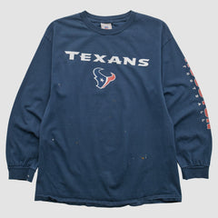 Houston Texans NFL 2000s Long Sleeve T-shirt Navy Vintage | Fanatics