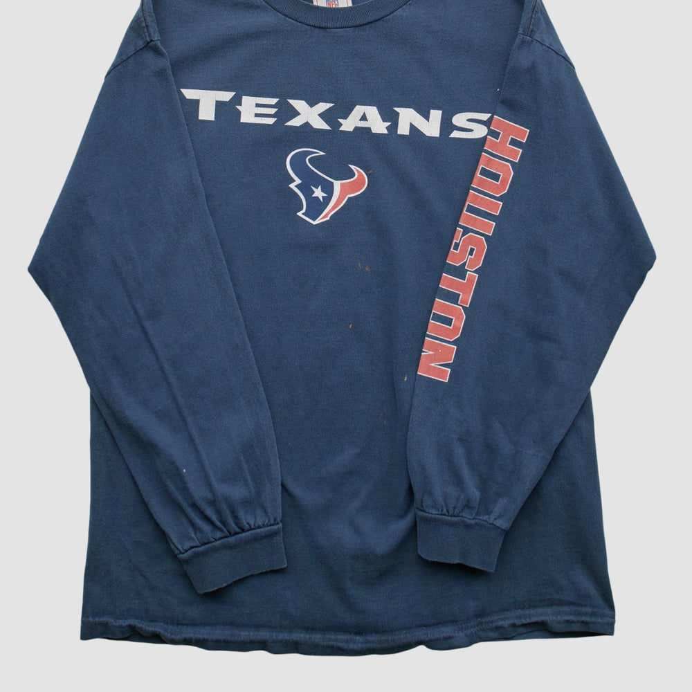 Houston Texans NFL 2000s Long Sleeve T-shirt Navy Vintage | Fanatics