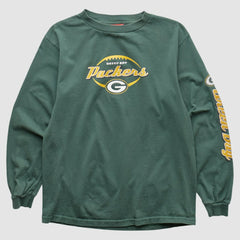 Green Bay Packers NFL 2000s Long Sleeve T-shirt Green Vintage | Fanatics