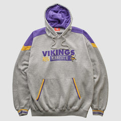 Minnesota Vikings NFL 2000s Hooded Pullover Sweatshirt Heather Gray Vintage | Fanatics