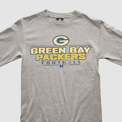 Green Bay Packers NFL 2010s Long Sleeve T-shirt Heather Gray Vintage | Fanatics