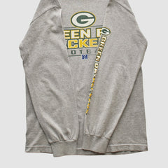 Green Bay Packers NFL 2010s Long Sleeve T-shirt Heather Gray Vintage | Fanatics