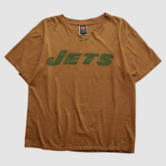 New York Jets 2000s T-shirt Brown Vintage | Fanatics