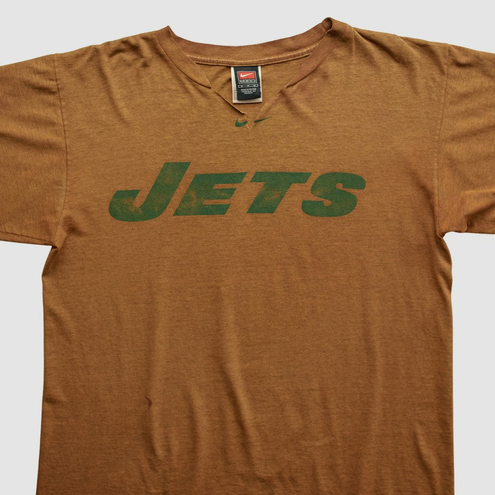 New York Jets 2000s T-shirt Brown Vintage | Fanatics
