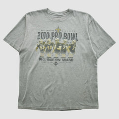 New Orleans Saints Reebok 2010 T-shirt Heather Gray Vintage | Fanatics