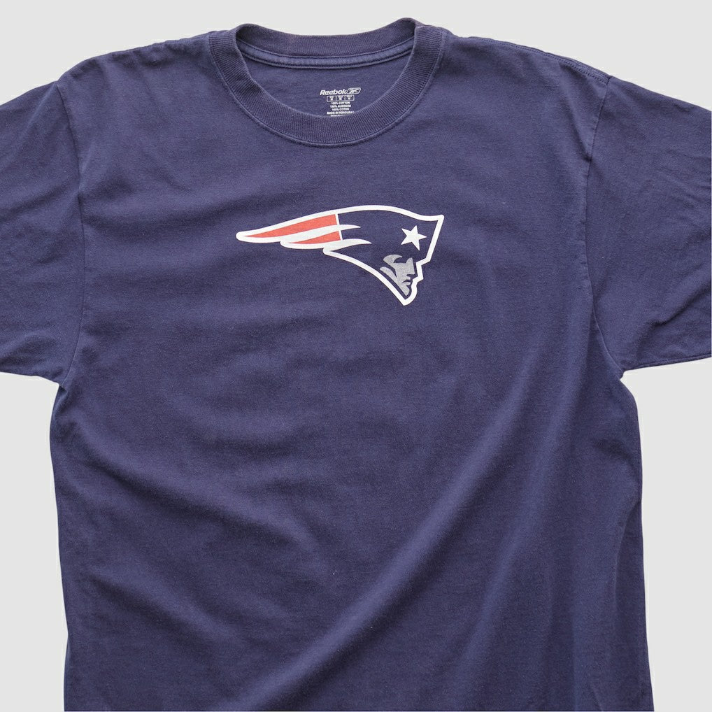 New England Patriots Reebok 2000s T-shirt Navy Vintage | Fanatics
