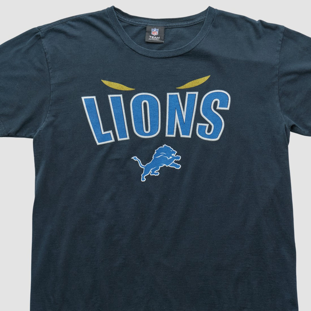 Detroit Lions NFL 2010s T-shirt Navy Vintage | Fanatics