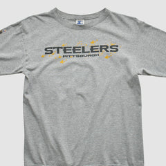 Pittsburgh Steelers Starter 90s Long Sleeve T-shirt Heather Gray Vintage | Fanatics