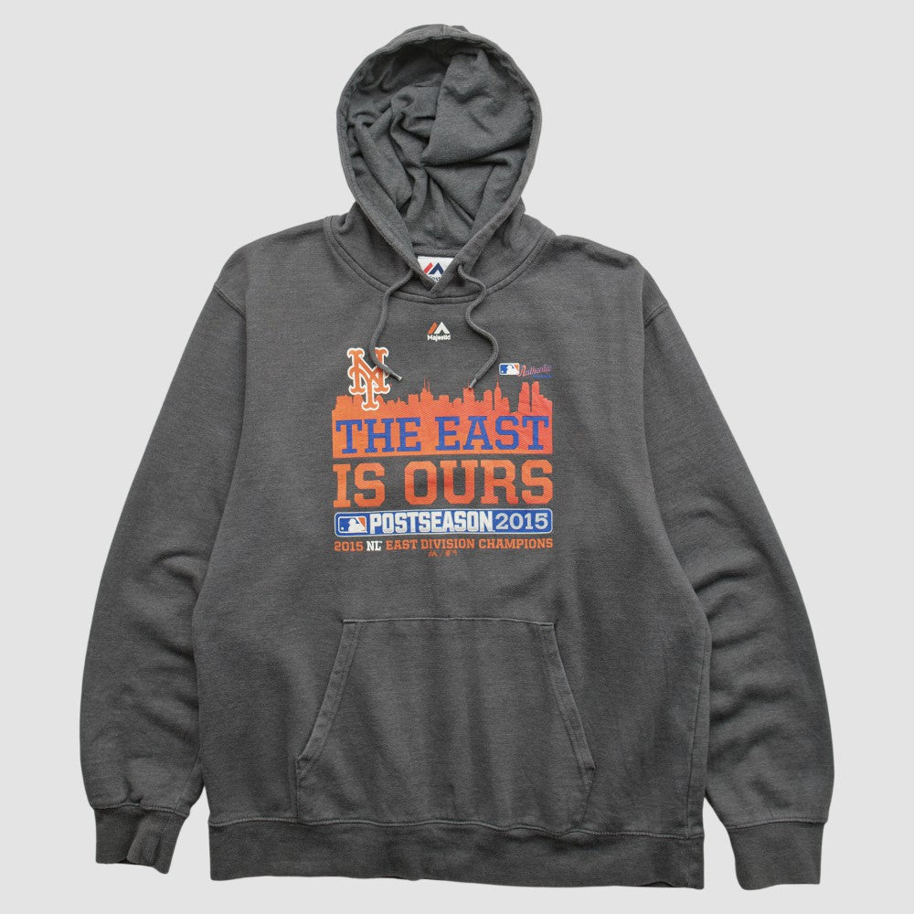 New York Mets Majestic 2015 Hooded Pullover Sweatshirt - MLB