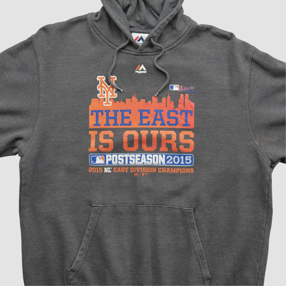New York Mets Majestic 2015 Hooded Pullover Sweatshirt - MLB