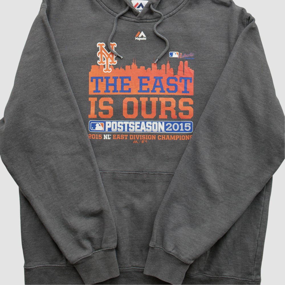 New York Mets Majestic 2015 Hooded Pullover Sweatshirt - MLB