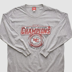Kansas City Chiefs NFL 2003 Long Sleeve T-shirt Heather Gray Vintage | Fanatics