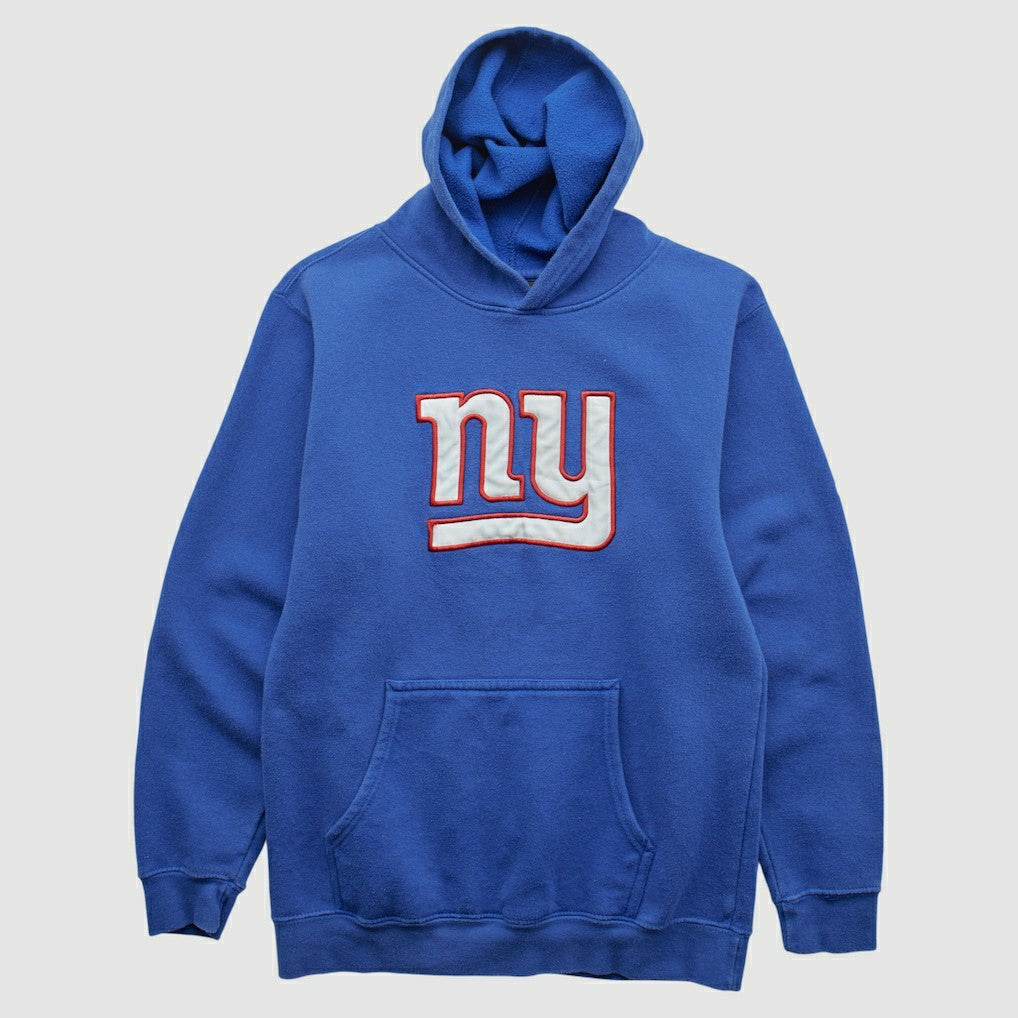New York Giants Reebok 2000s Hooded Pullover Sweatshirt Blue Vintage | Fanatics