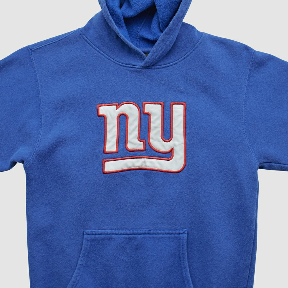 New York Giants Reebok 2000s Hooded Pullover Sweatshirt Blue Vintage | Fanatics