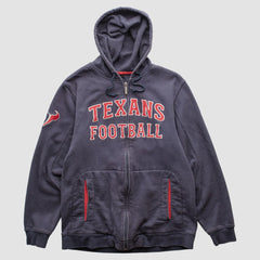 Houston Texans Reebok 2010s Hooded Full Zip Sweatshirt Navy Vintage | Fanatics