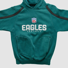 Philadelphia Eagles Reebok 2000s Hooded Pullover Sweatshirt Teal Vintage | Fanatics