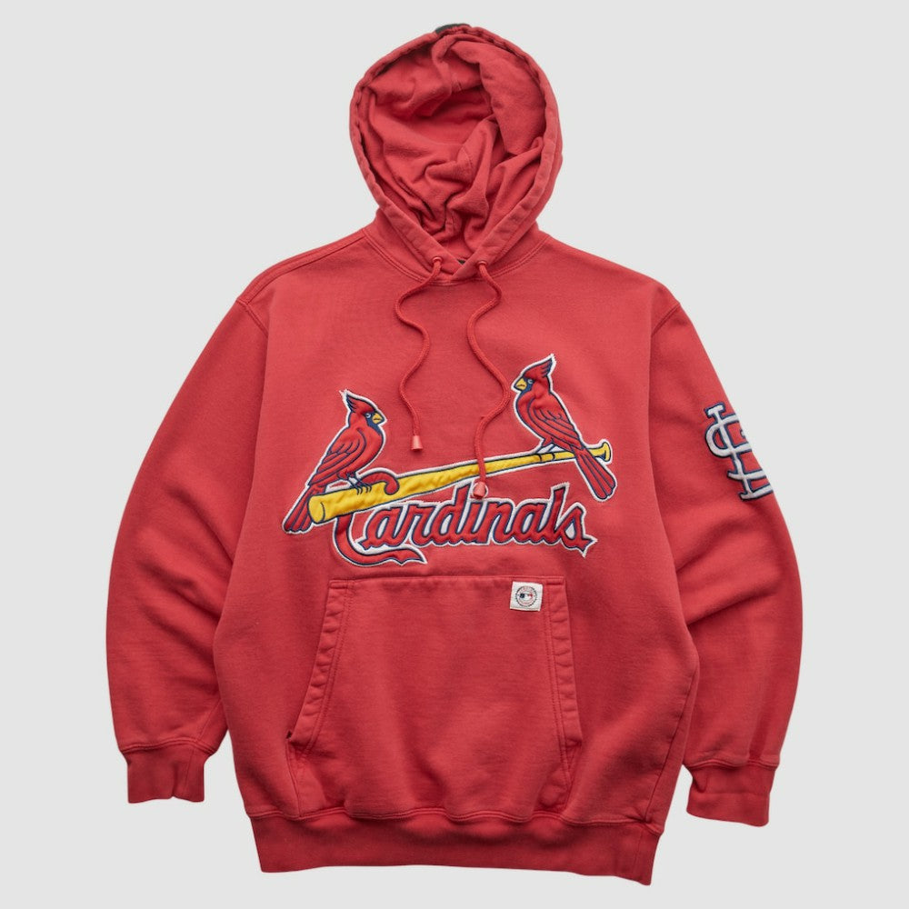 St. Louis Cardinals Stitches 2000s Hooded Pullover Sweatshirt - MLB