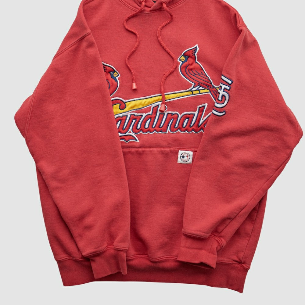 St. Louis Cardinals Stitches 2000s Hooded Pullover Sweatshirt - MLB
