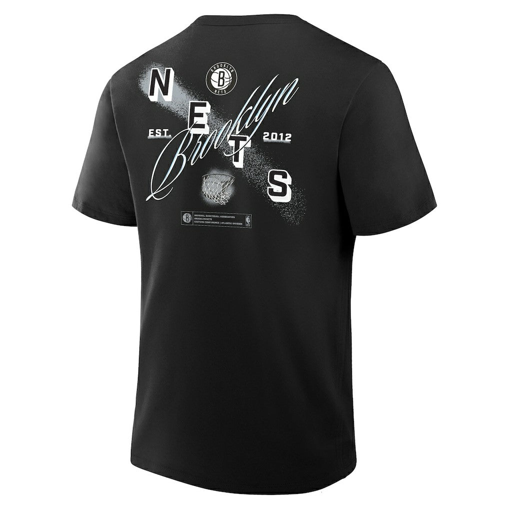 Brooklyn Nets SOS T-Shirt Black - NBA