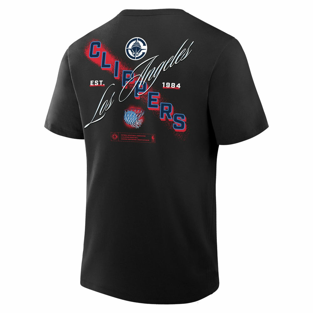 LA Clippers SOS T-Shirt Black - NBA
