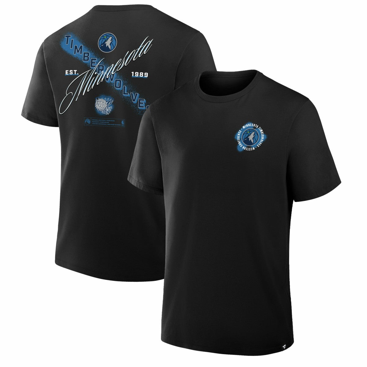 Minnesota Timberwolves SOS T-Shirt Black - NBA