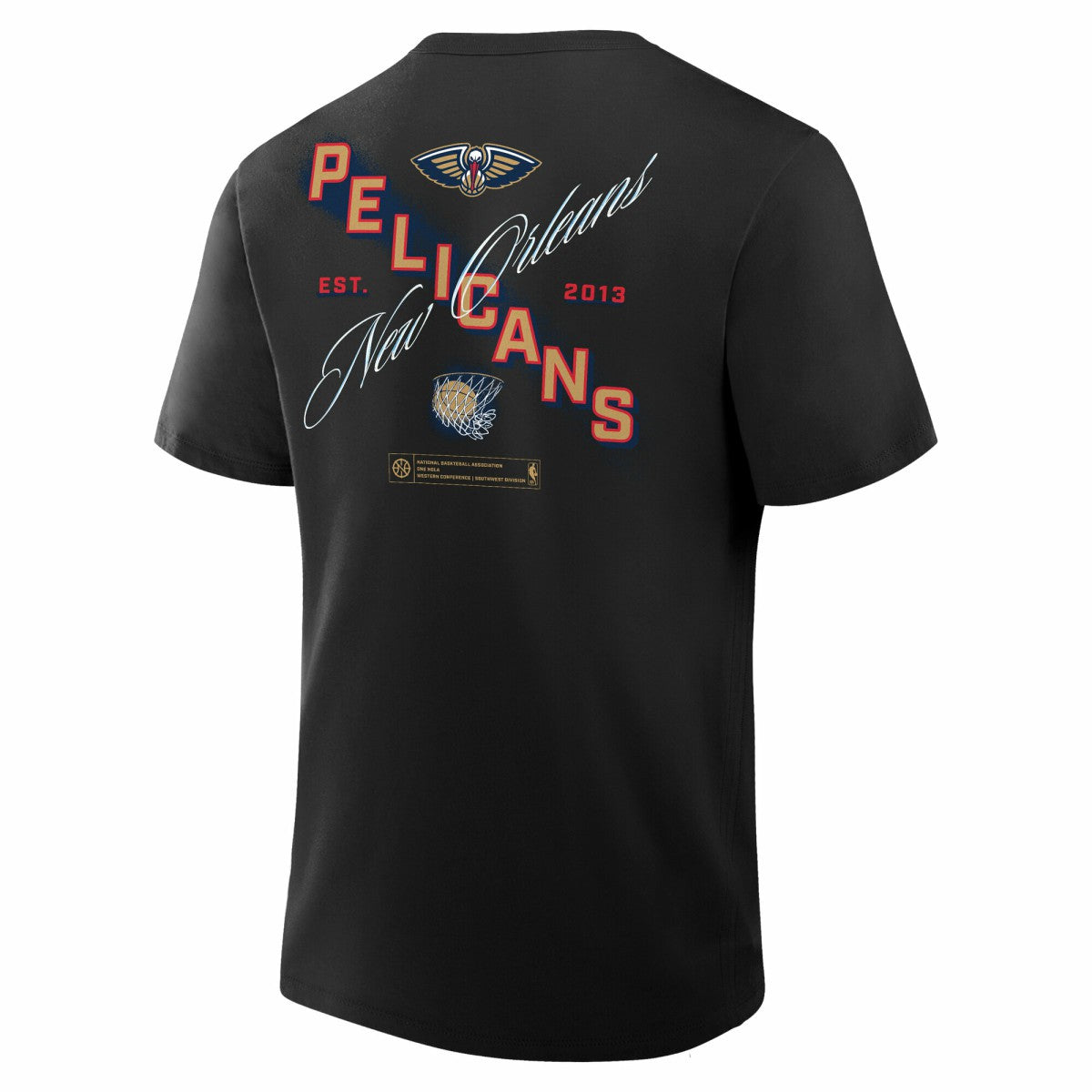 New Orleans Pelicans SOS T-Shirt Black - NBA