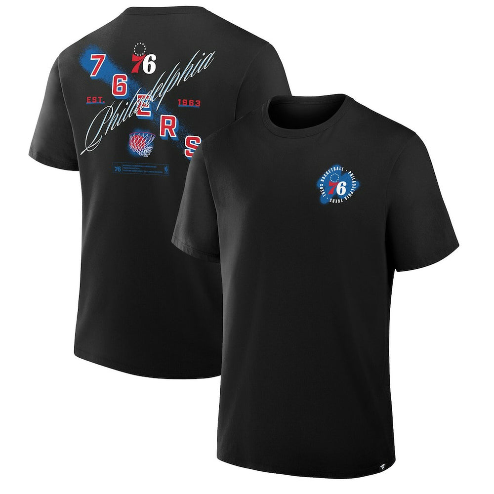 Philadelphia 76ers SOS T-Shirt Black - NBA