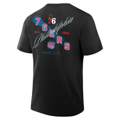 Philadelphia 76ers SOS T-Shirt Black - NBA