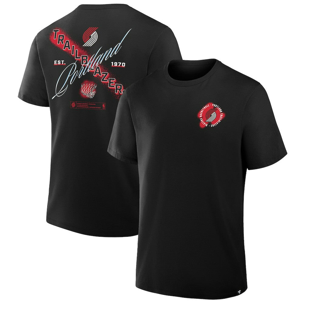 Portland Trail Blazers SOS T-Shirt Black - NBA