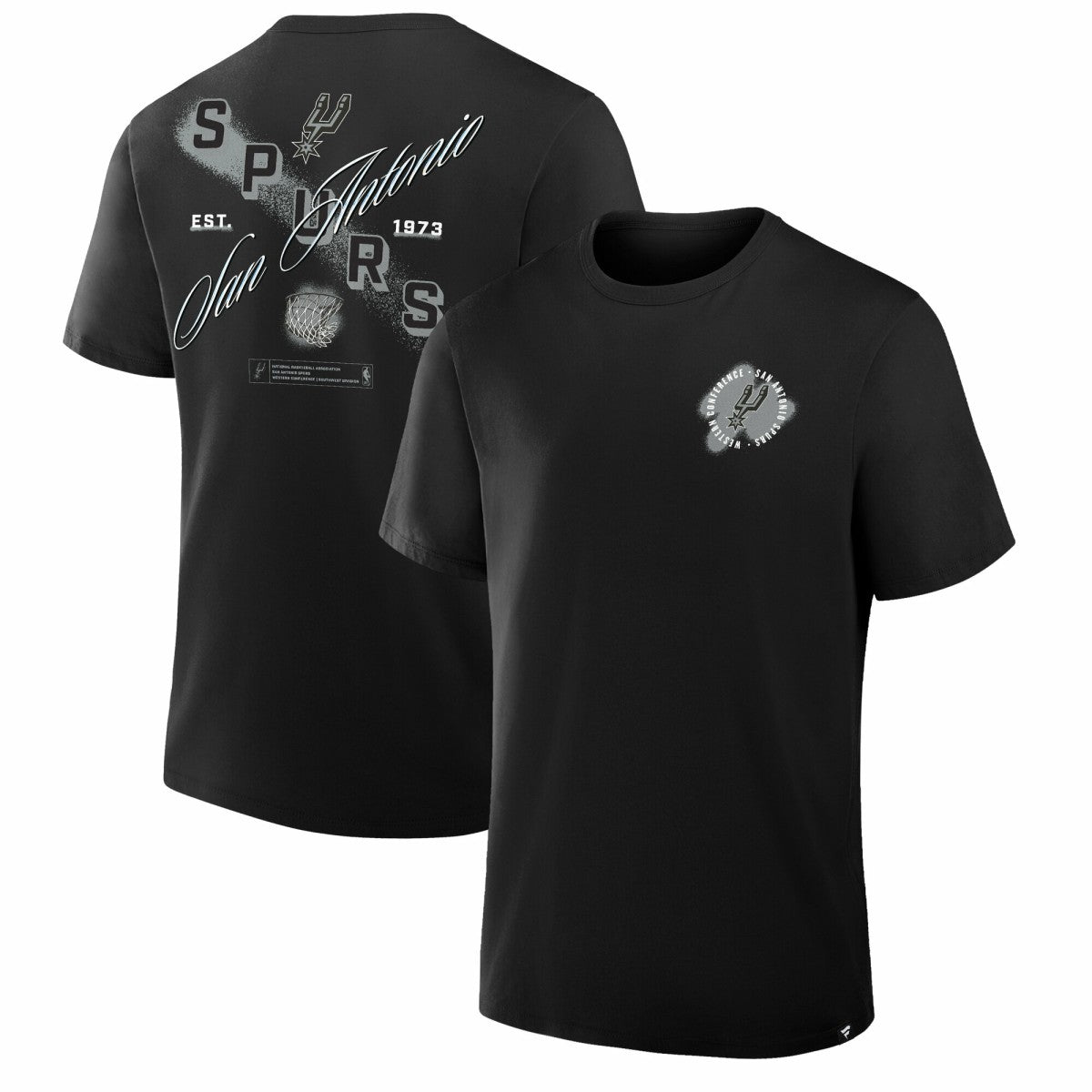 San Antonio Spurs SOS T-Shirt Black - NBA