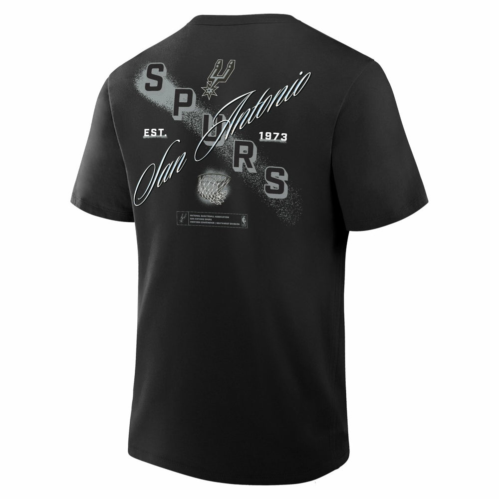 San Antonio Spurs SOS T-Shirt Black - NBA