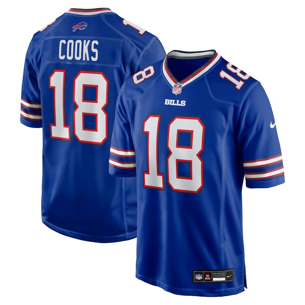 Brandin Cooks Buffalo Bills Team Game Jersey Royal | Nike for Sale