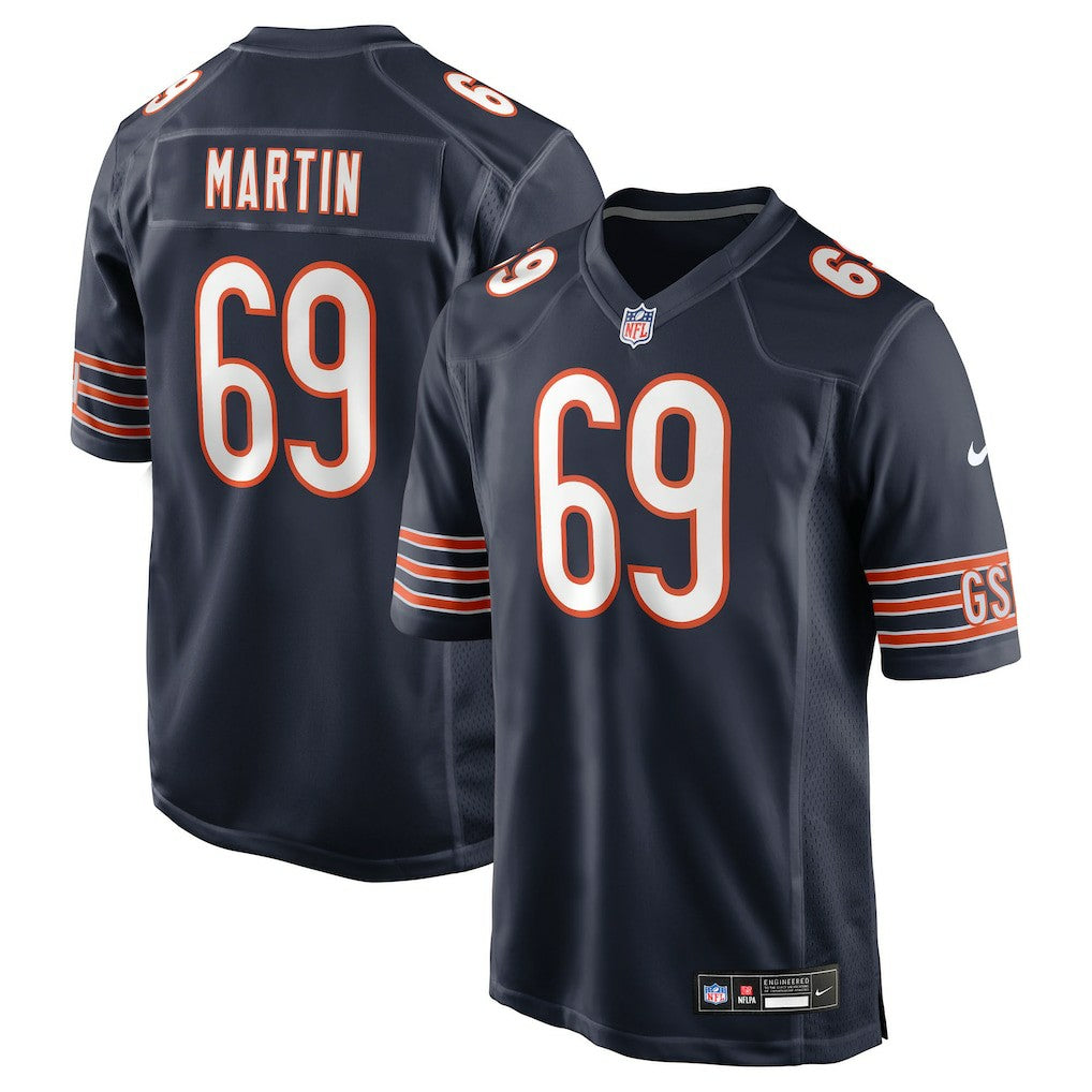 Jeremiah Martin Chicago Bears Team Game Jersey Navy | Nike for Sale