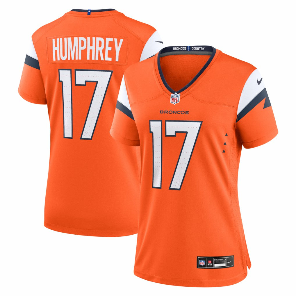 Lil'Jordan Humphrey Denver Broncos Women's Team Game Jersey Orange | Nike for Sale
