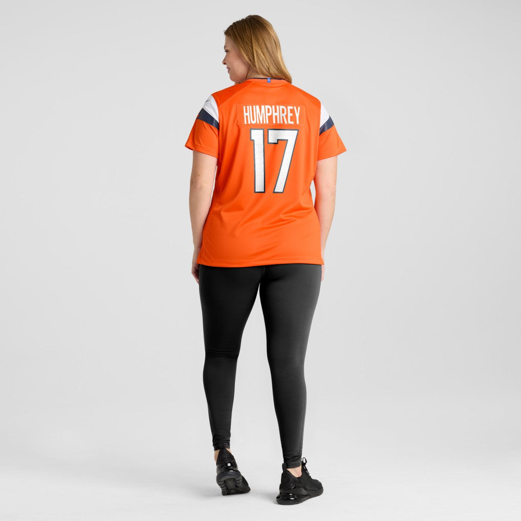 Lil'Jordan Humphrey Denver Broncos Women's Team Game Jersey Orange | Nike for Sale
