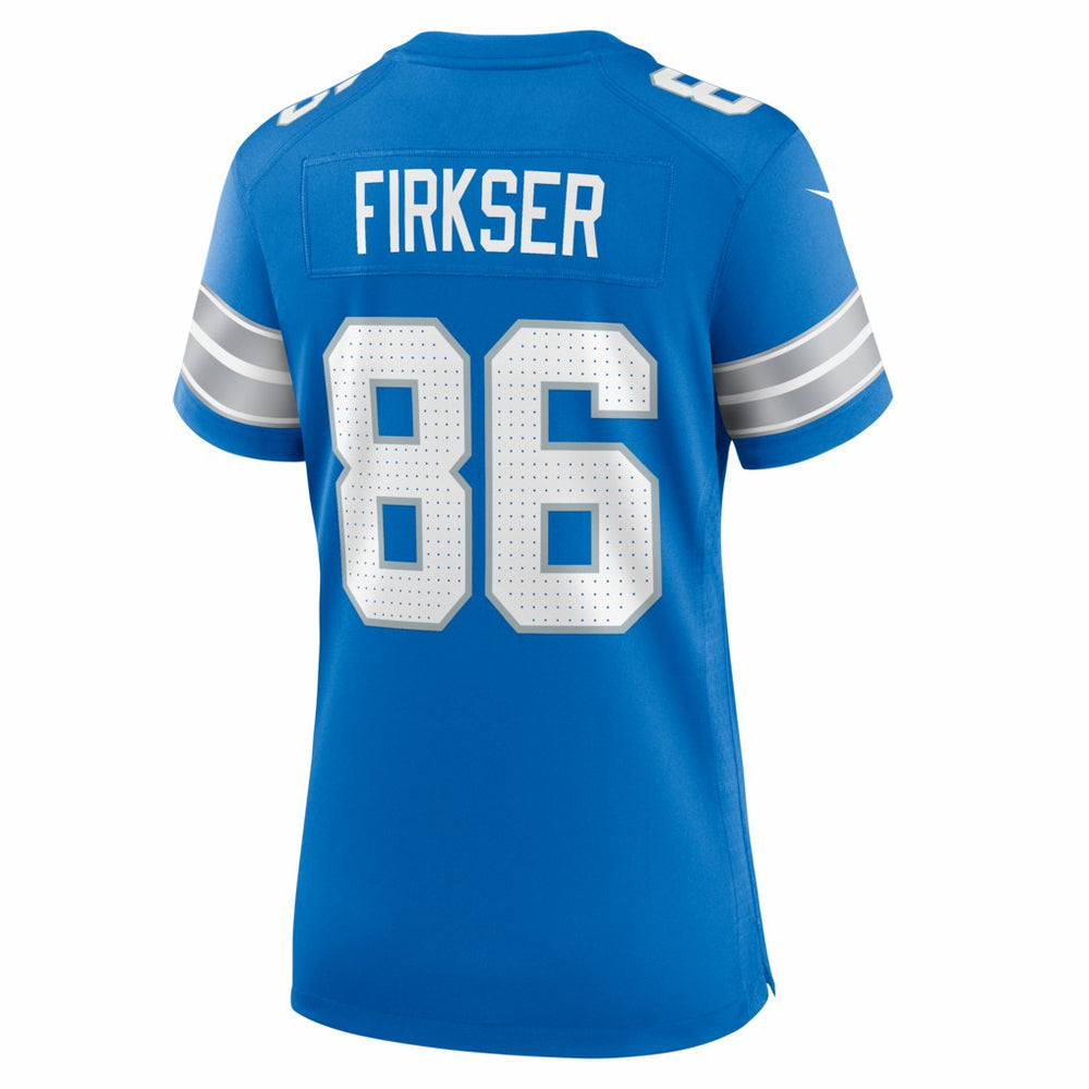 Anthony Firkser Detroit Lions Women's Team Game Jersey Blue | Nike for Sale