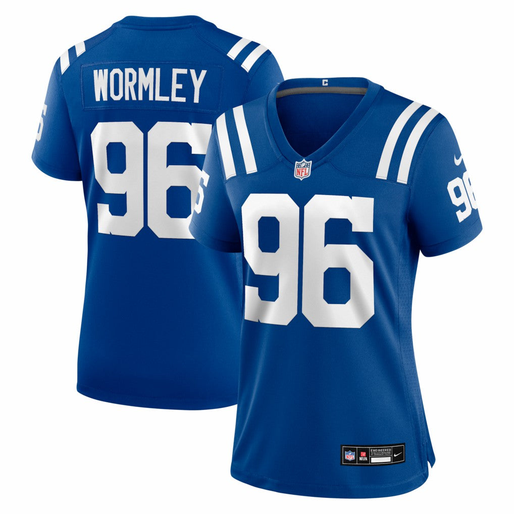 Chris Wormley Indianapolis Colts Women's Team Game Jersey Royal | Nike for Sale