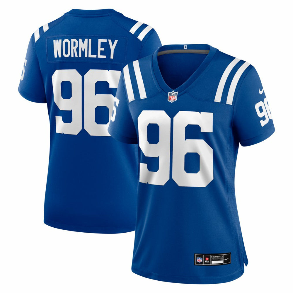 Chris Wormley Indianapolis Colts Women's Team Game Jersey Royal | Nike for Sale