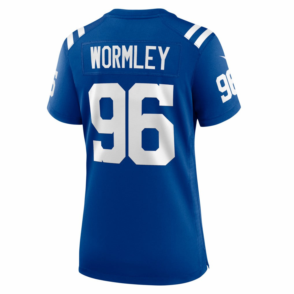 Chris Wormley Indianapolis Colts Women's Team Game Jersey Royal | Nike for Sale