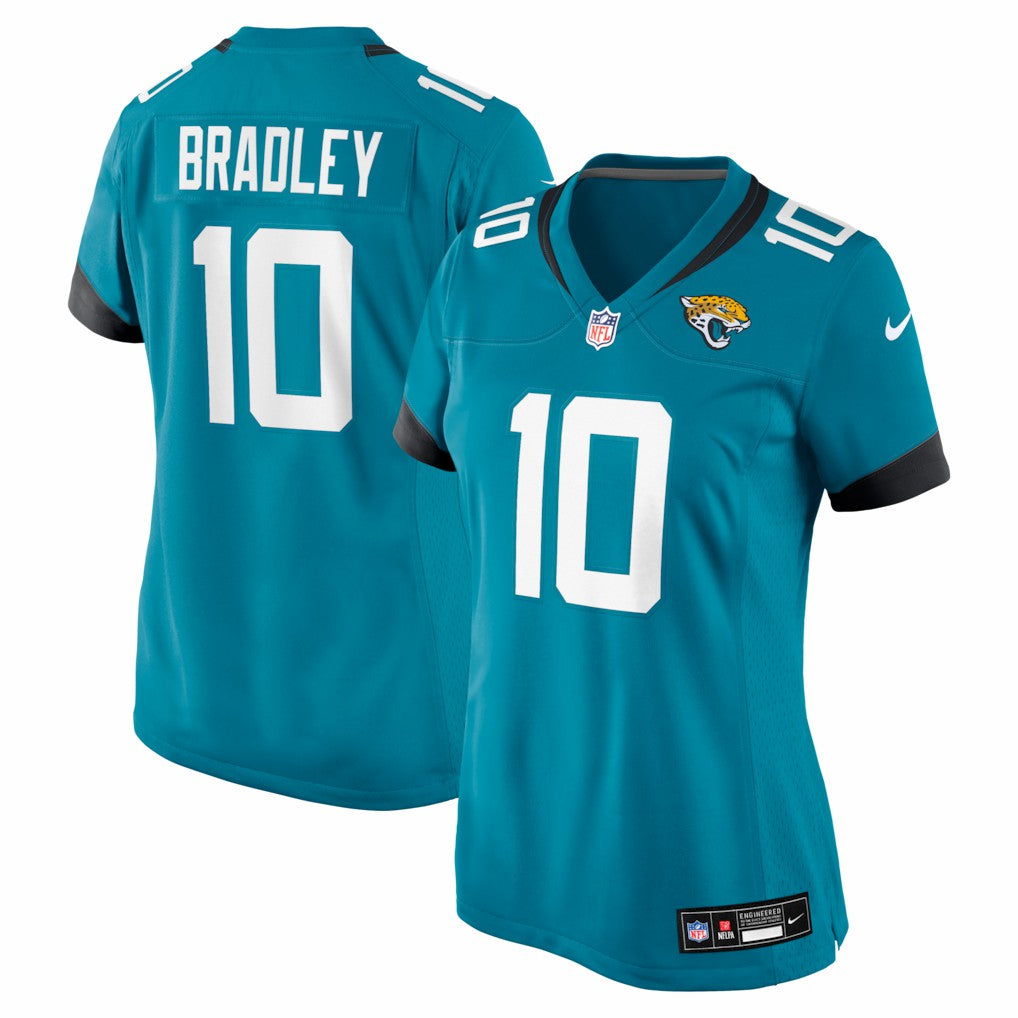 Carter Bradley Jacksonville Jaguars Women's Team Game Jersey Teal | Nike for Sale
