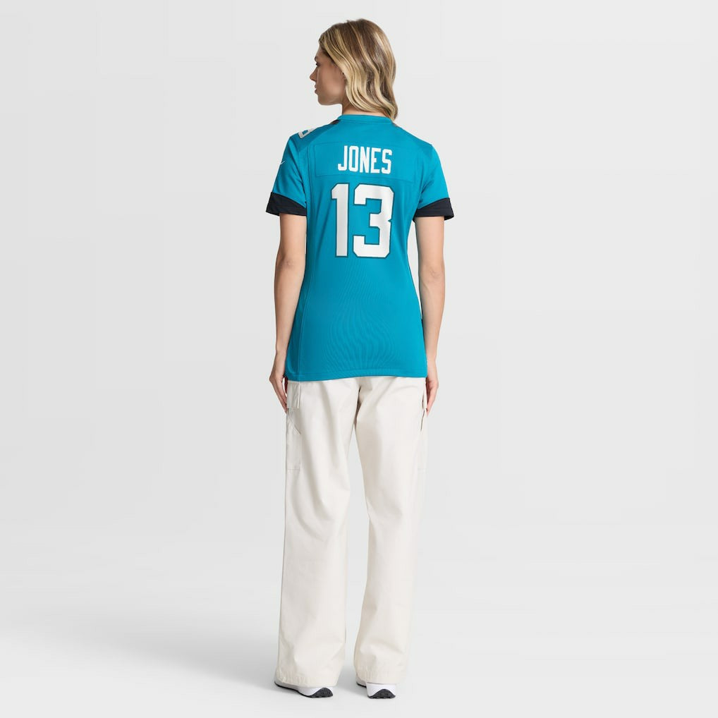 Tim Jones Jacksonville Jaguars Women's Team Game Jersey Teal | Nike for Sale