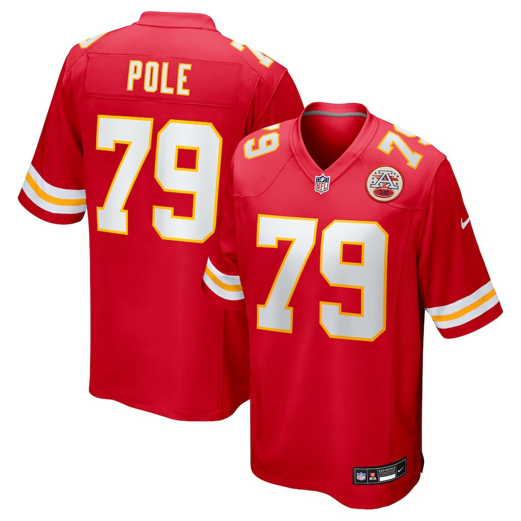 Esa Pole Kansas City Chiefs Team Game Jersey Red | Nike for Sale