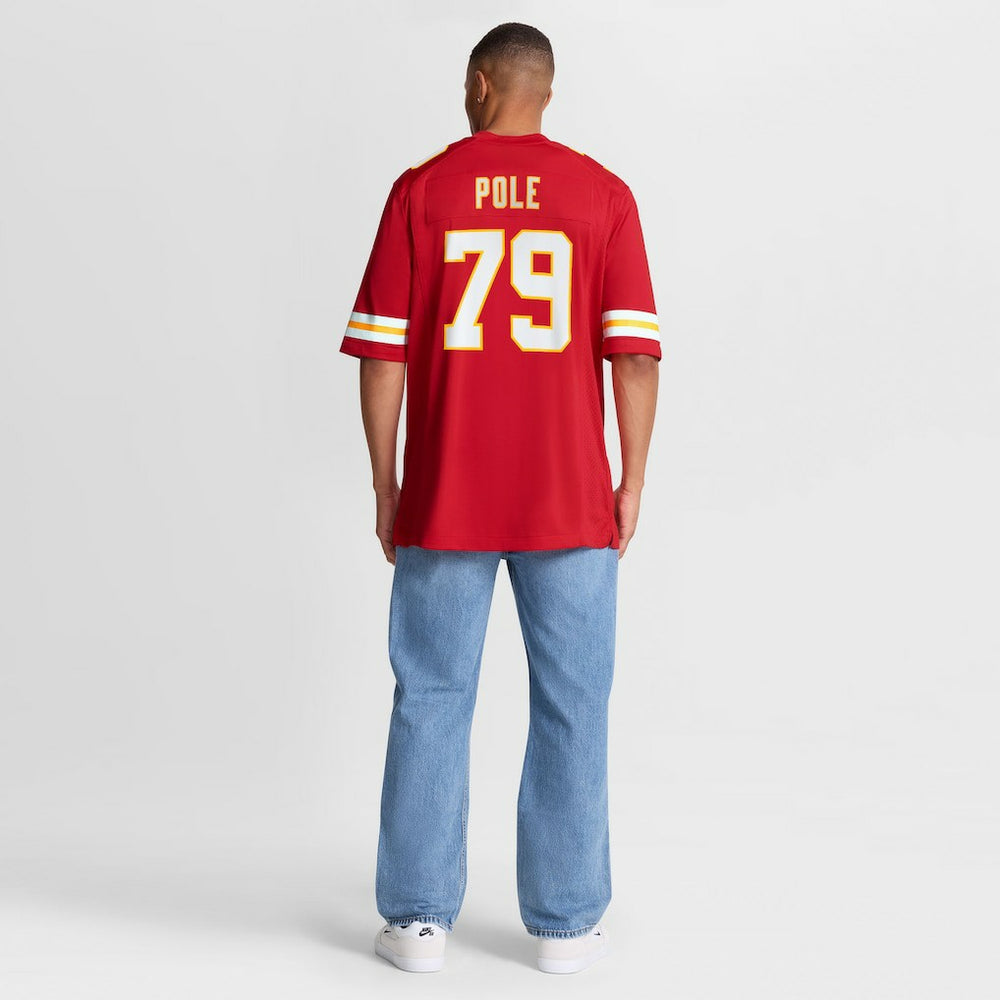Esa Pole Kansas City Chiefs Team Game Jersey Red | Nike for Sale