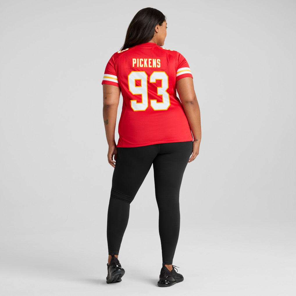 Zacch Pickens Kansas City Chiefs Women's Team Game Jersey Red | Nike for Sale