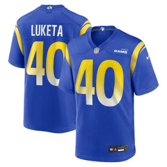 Jesse Luketa Los Angeles Rams Team Game Jersey Royal | Nike for Sale