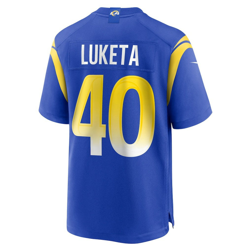 Jesse Luketa Los Angeles Rams Team Game Jersey Royal | Nike for Sale