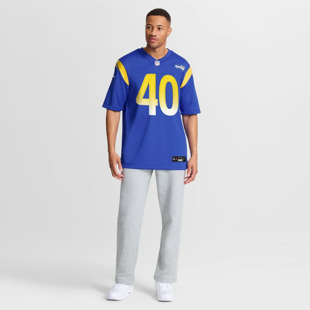 Jesse Luketa Los Angeles Rams Team Game Jersey Royal | Nike for Sale